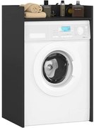 Czarna szafka nad pralkę W1-M54