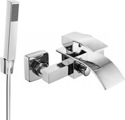 Mexen Aries R77 bateria wannowa z zestawem prysznicowym, chrom - 74483R77-00