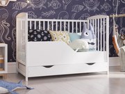 ZESTAW Łóżeczko tapczanik Kacper 120x60 z szufladą + gryzaki GRATIS