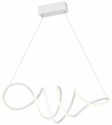 Lampa wisząca, zakrętasy, nowoczesna, designerska LOCA WHITE 56W LED