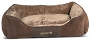 Brązowe pluszowe legowisko dla psa 70x90 cm Scruffs Chester XL – Plaček Pet Products