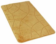 Kvalitex Dywanik łazienkowy Labyrint złoty, 60 x 100 cm