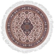 Klasyczny Okrągły Dywan Z Rozetą R4-F81
