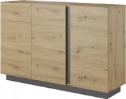 KOMODA 138 MARCO DĄB ARTISAN + SZARY GRAFIT nowoczesne meble wyposażenie