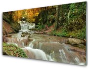 Obraz Akrylowy Wodospad Las Przyroda