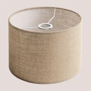 Lniany Abażur Arlina Nature & Ø30 Cm - ↑20 Cm - Sklum