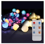 Solight 1V09-RGB - LED RGB LED RGB Ściemnialny łańcuch świąteczny zewnętrzny 25 m 200xLED/230V + pilot