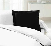 Zestaw 2 poszewek na poduszki 100% bawełny Czarny 63x63 cm