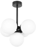 Biała nowoczesna lampa sufitowa z 5 kloszami - A688 G8-K47