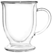Zestaw 2 szklanek do latte z podwójną ścianką Vialli Design, 250 ml