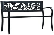 Ławka ogrodowa z okuciem w kwiaty Z6-B72