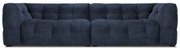 Niebieska aksamitna sofa Windsor &amp; Co Sofas Vesta, 280 cm