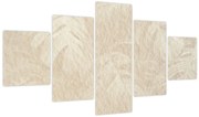Obraz - Liście w teksturze (125x70 cm)