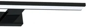 Kinkiet PINTO BLACK 12W LED 50cm, listwa czarna