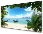 Obraz Akrylowy Morze Łódka Krajobraz