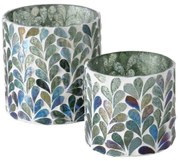 Świeczniki mozaiki KIRKAS, 2 sztuki