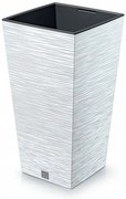 Doniczka FURU SQUARE 29,5 cm, biały, 29,5 cm