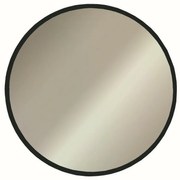Lustro Yuvarlak Ayna Siyah 60 cm