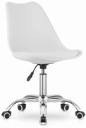 Białe krzesło biurowe PANSY