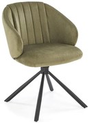 Oliwkowe krzesło z funkcją obracania siedziska G8-H98