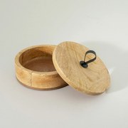 Drewniany pojemnik z pokrywką Cubero 19x12 cm