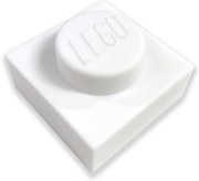 Biała lampka dziecięca Iconic – LEGO®