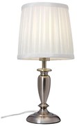 Cottex B1099BK - Lampa stołowa INEB 1xE14/40W/230V srebrna