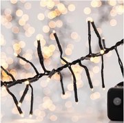 Zewnętrzny łańcuch świetlny LED CLUSTER 588xLED/8 funkcji, 8,5 m, IP44, ciepła biel