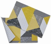 Materiałowe maty stołowe zestaw 2 szt. 46x30 cm Larsson Geo – Catherine Lansfield