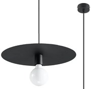 Czarna loftowa lampa wisząca kapelusz R7-A24