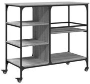 Klasyczny wózek kuchenny szary dąb Z3-D55