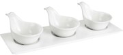 Lamart LT9218 4-częściowy zestaw misek doserwowania Dine, 34 x 12 cm