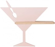 Różowy ścienny kinkiet dla dzieci z półką T7-D12