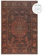 Bordowy dywan odpowiedni do prania 115x170 cm Nico Global – Flair Rugs