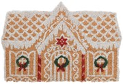 Wycieraczka w kształcie domku z piernika, włókno kokosowe, 59x39 cm