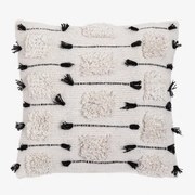 Kwadratowa Poduszka 45x45 Cm Z Bawełny Feyre Biała - Sklum