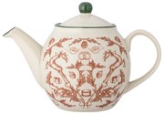 Kremowy kamionkowy dzbanek do herbaty ze świątecznym motywem 900 ml Beth – Bloomingville