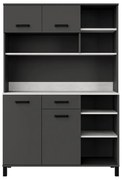 Buffet kuchenny SORRO 120 cm do kuchni, jadalni - antracyt