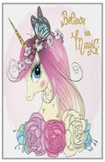 Dziecięcy dywan antypoślizgowy Conceptum Hypnose Unicorn, 180x280 cm
