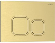 Mexen Tex 03 przycisk spłukujący, złoty szczotkowany - 6103-11