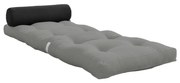 Szary materac futon 70x200 cm Wrap Grey/Dark Grey – Karup Design