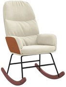 Kremowy nowoczesny fotel bujany Z3-R83