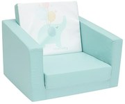 New Baby Rozkładane krzesełko dla dzieci Elephant,miętowe