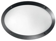 Ideal Lux - Kinkiet zewnętrzny MADDI 1xE27/23W/230V IP66 czarny