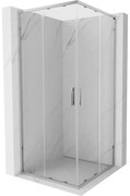 Mexen Exo kabina prysznicowa kwadratowa rozsuwana 85 x 85 cm, transparent, chrom - 8111-085-085-01-00