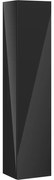 Mexen Orio słupek łazienkowy 35 cm, 1 drzwi, czarny połysk - 91A11-03016-1-BF70