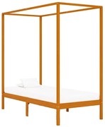 Miodowo brązowe pojedyncze łóżko 90x200cm P0-T27