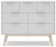 Biała niska komoda 120x83 cm Campus – Marckeric