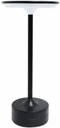Czarna lampa stołowa na USB F8-R78