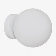 Kinkiet Ścienny Do Łazienki Ze Stali Nierdzewnej Z Kulą Kryształową Uvol Traditional Biała - Sklum